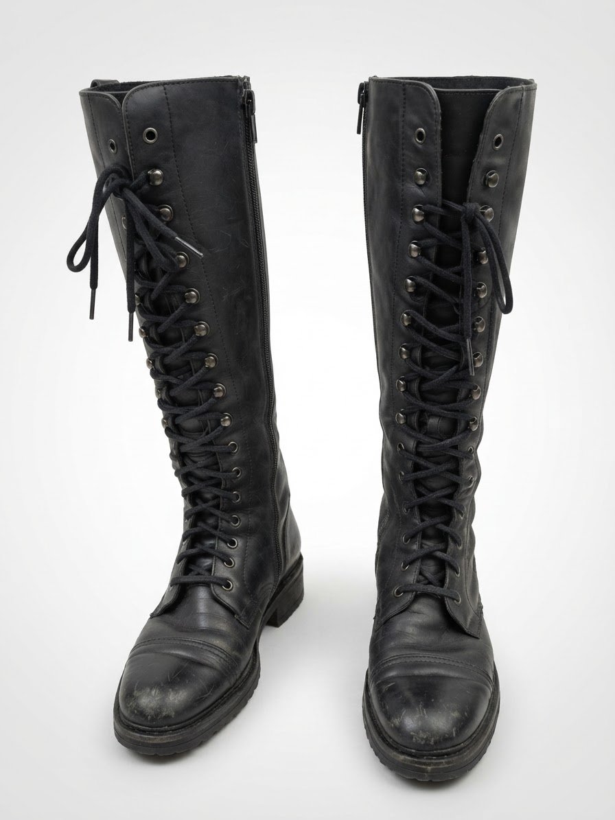 Bottes rangers montantes à lacets 🖤