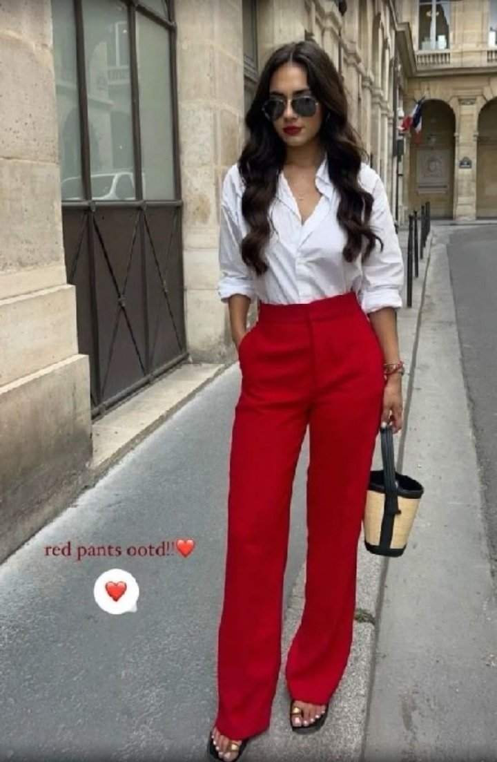 Pantalon rouge 