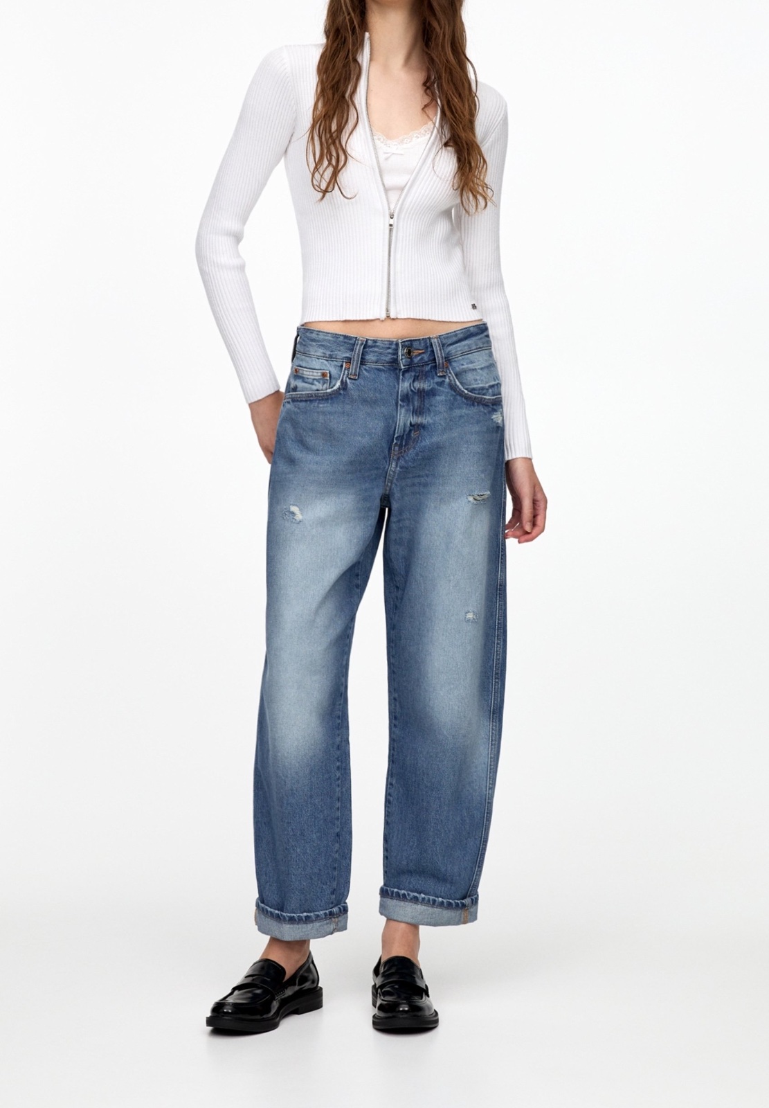 Pantalon jean femme