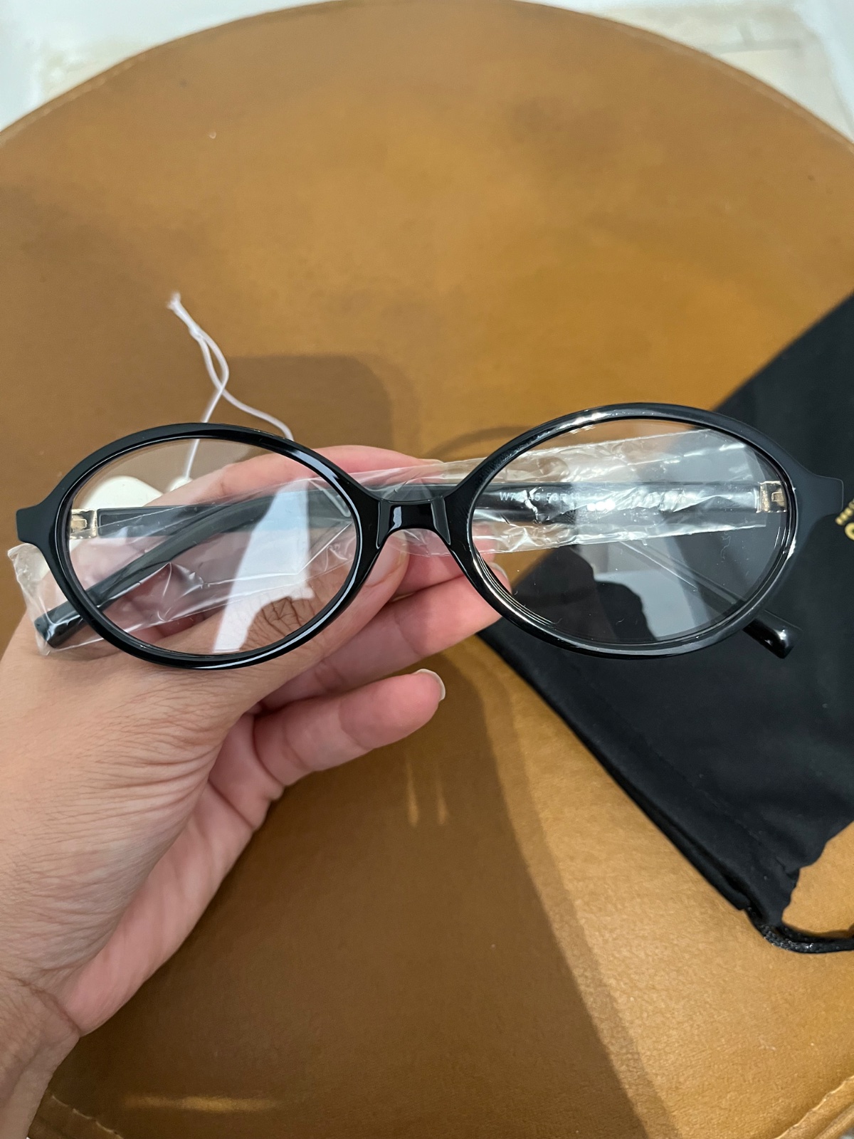 Lunette optique ovale 