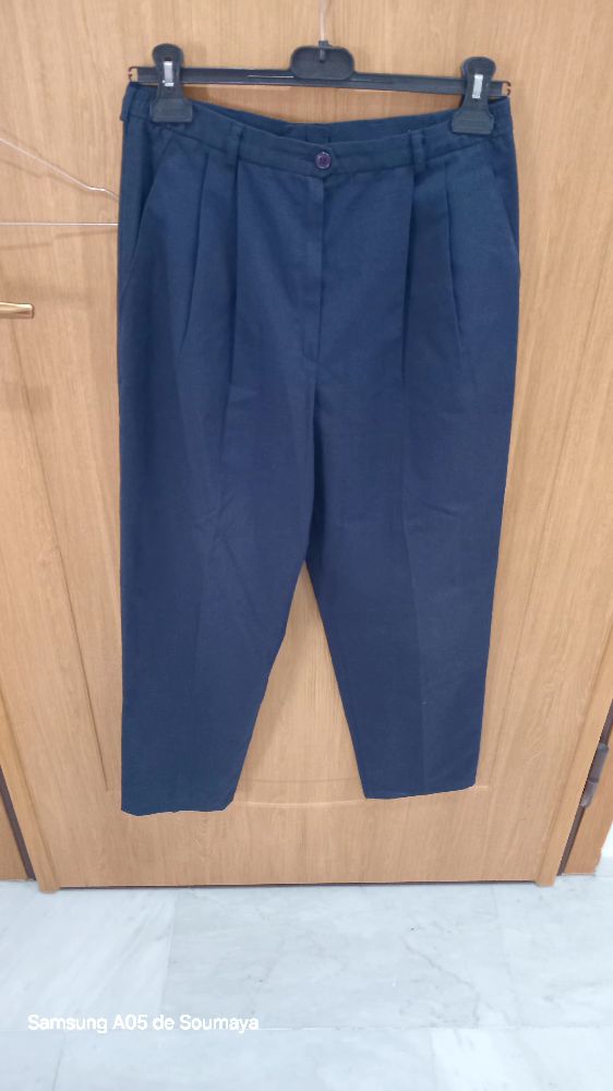 pantalon tissus taille haute 