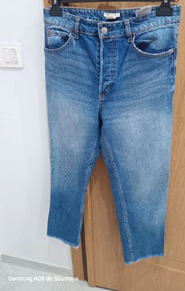 jean H&M taille haute tt neuf 