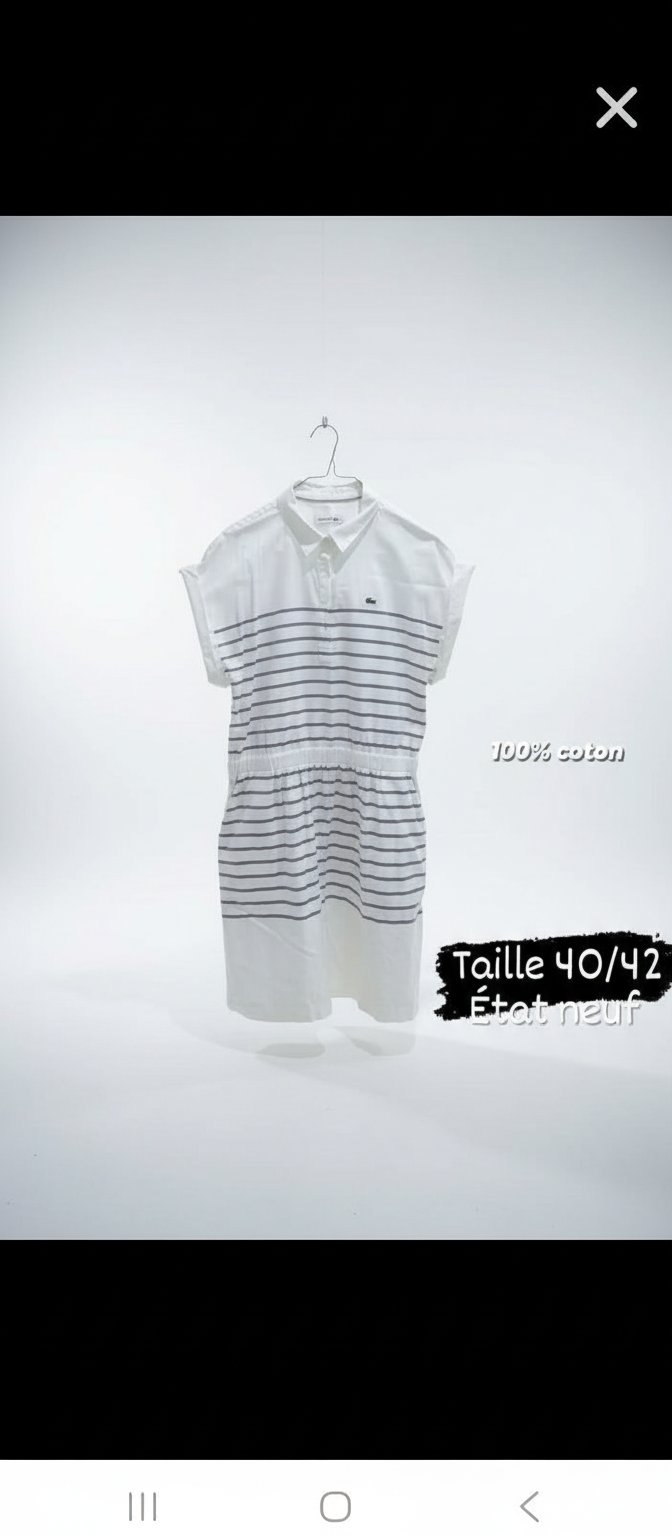 Robe lacoste authentique 40/24