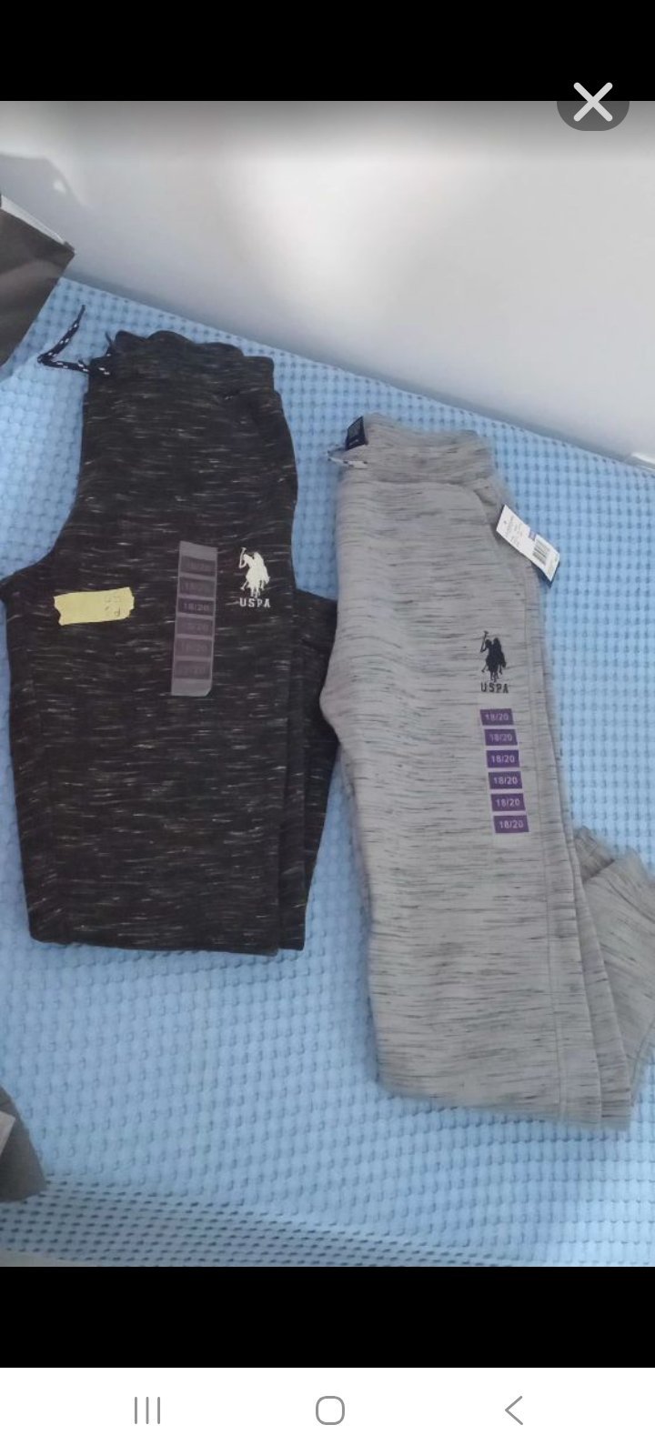 2 pantalons polo authentiques