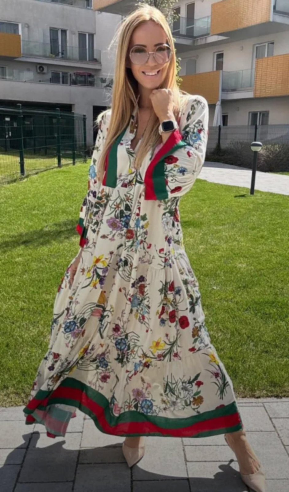 Robe imprimé  italia  b9atli  e5ere ka3ba 