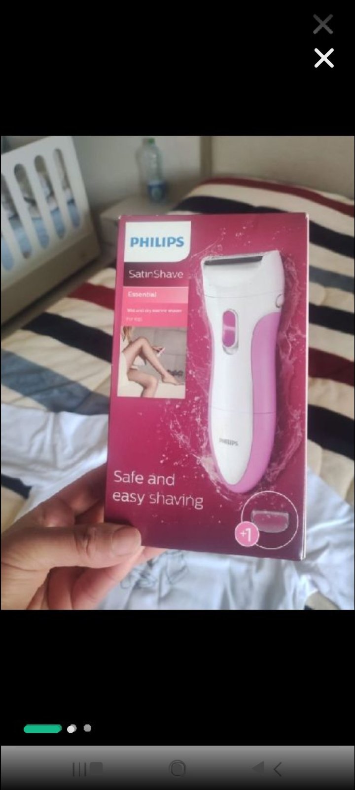 Épilateur Philips neuf jamais utilisé avec pille 