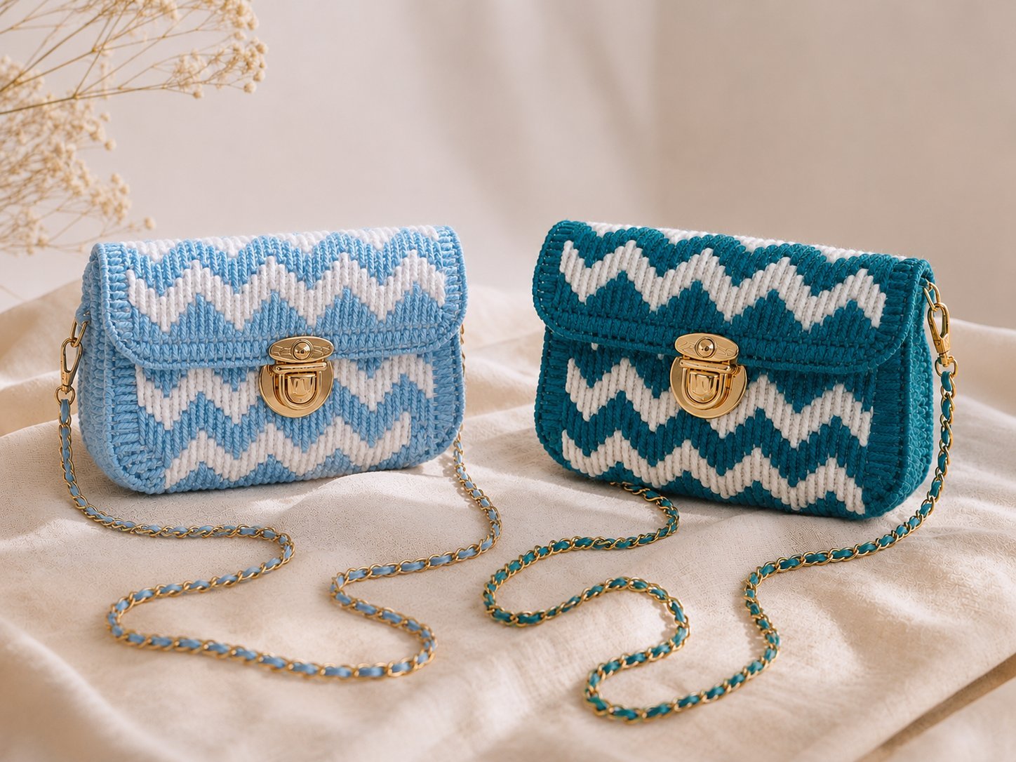 Sac bandouliere 100% fait main