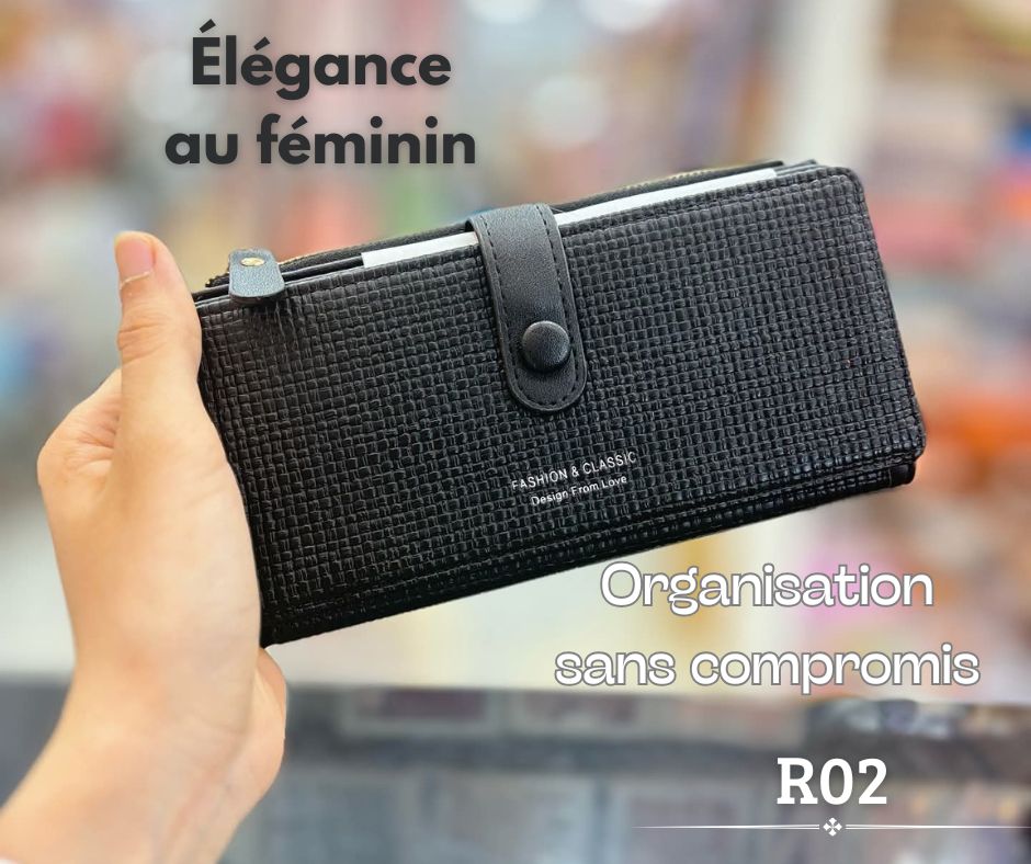 Nouveauté 🔥 ✨Portefeuille long au design moderne ✨🔥 disponible en 5 couleurs 😍 quantité limitée 🛑