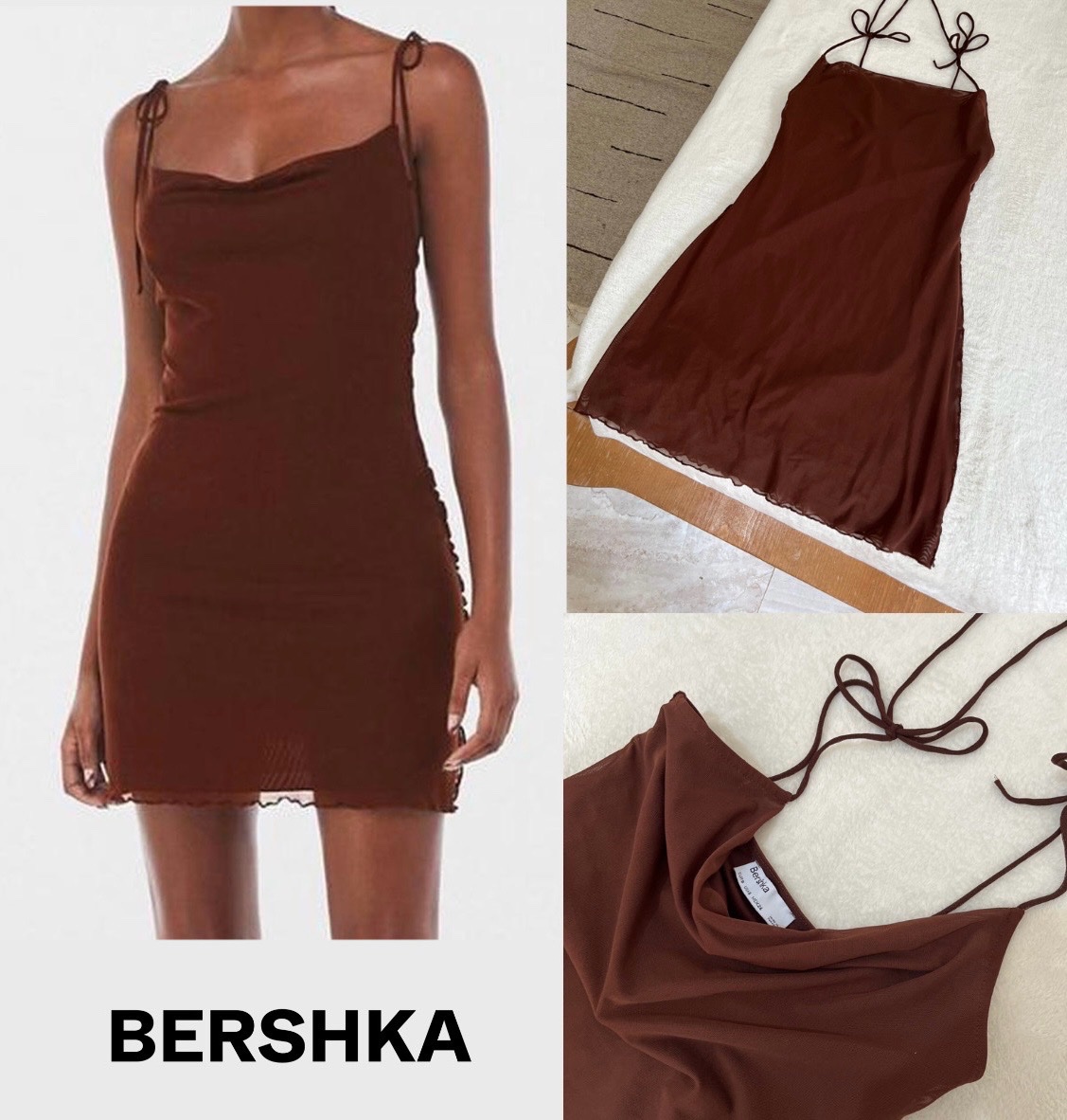 Robe marron bershka 🤎