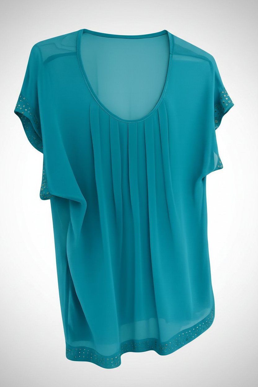 Chemise bleu turquoise