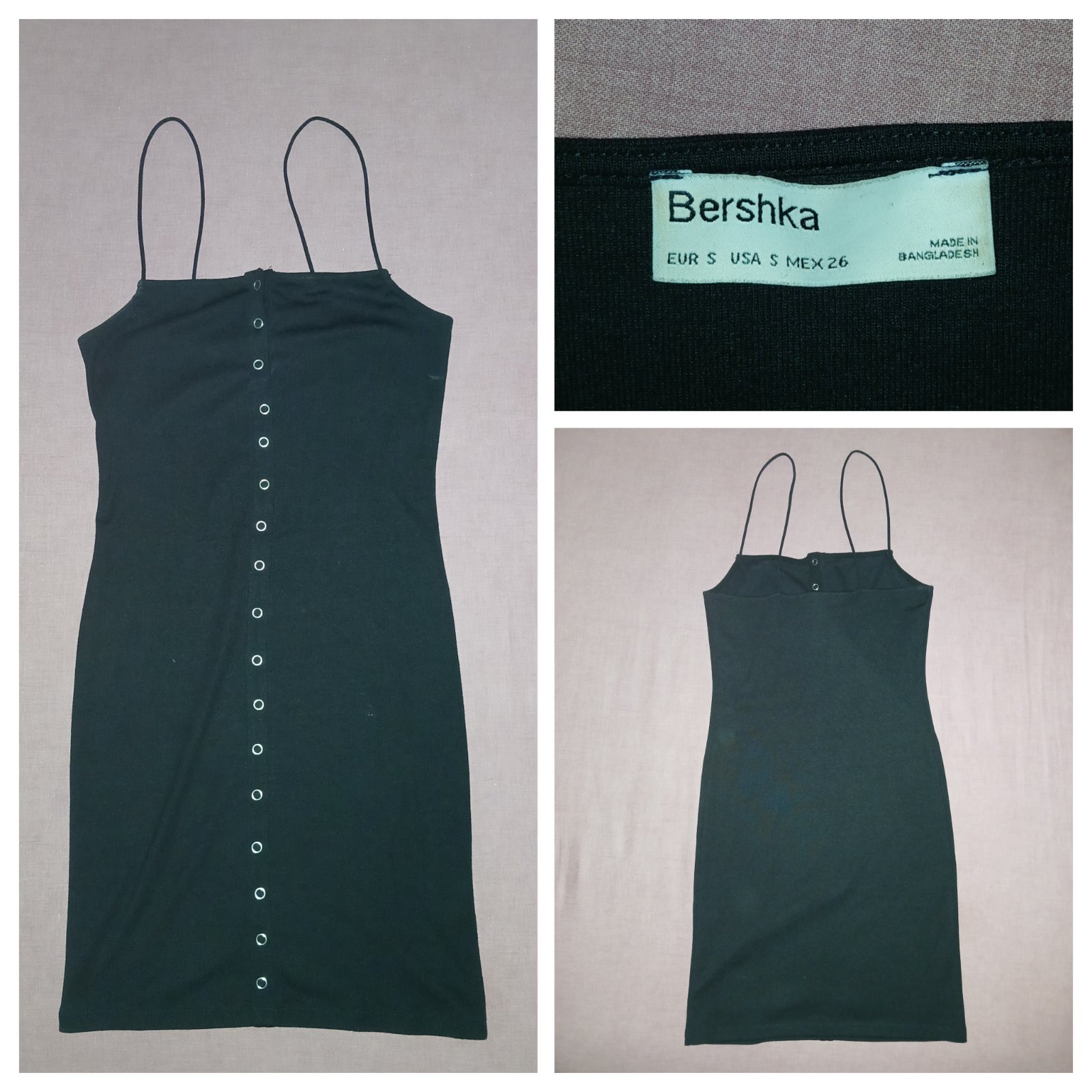 Robe noir Bershka 