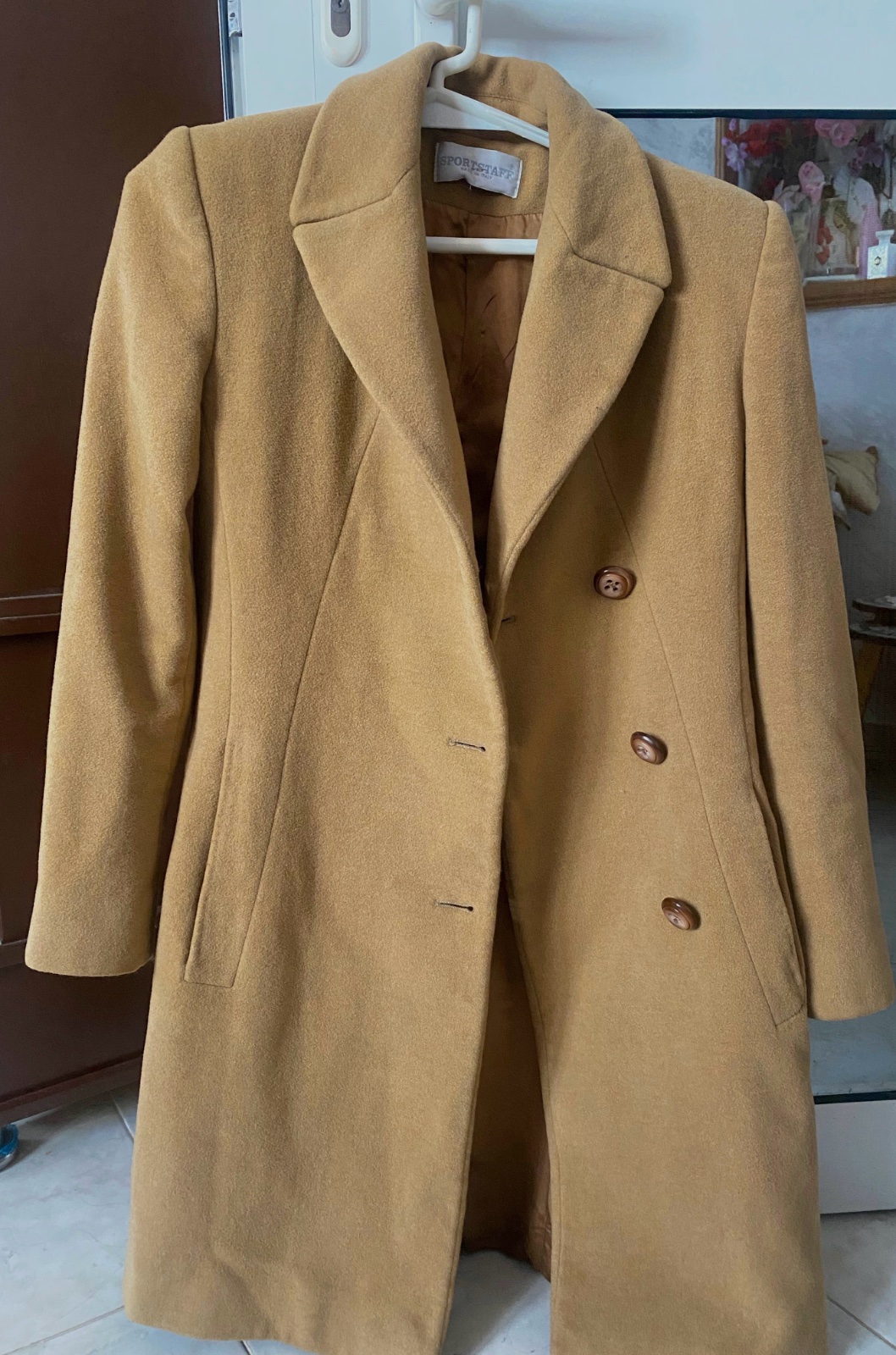 Manteau camel S/M