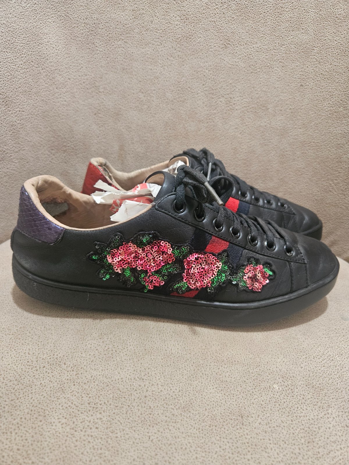 Authentique basket gucci ace 
