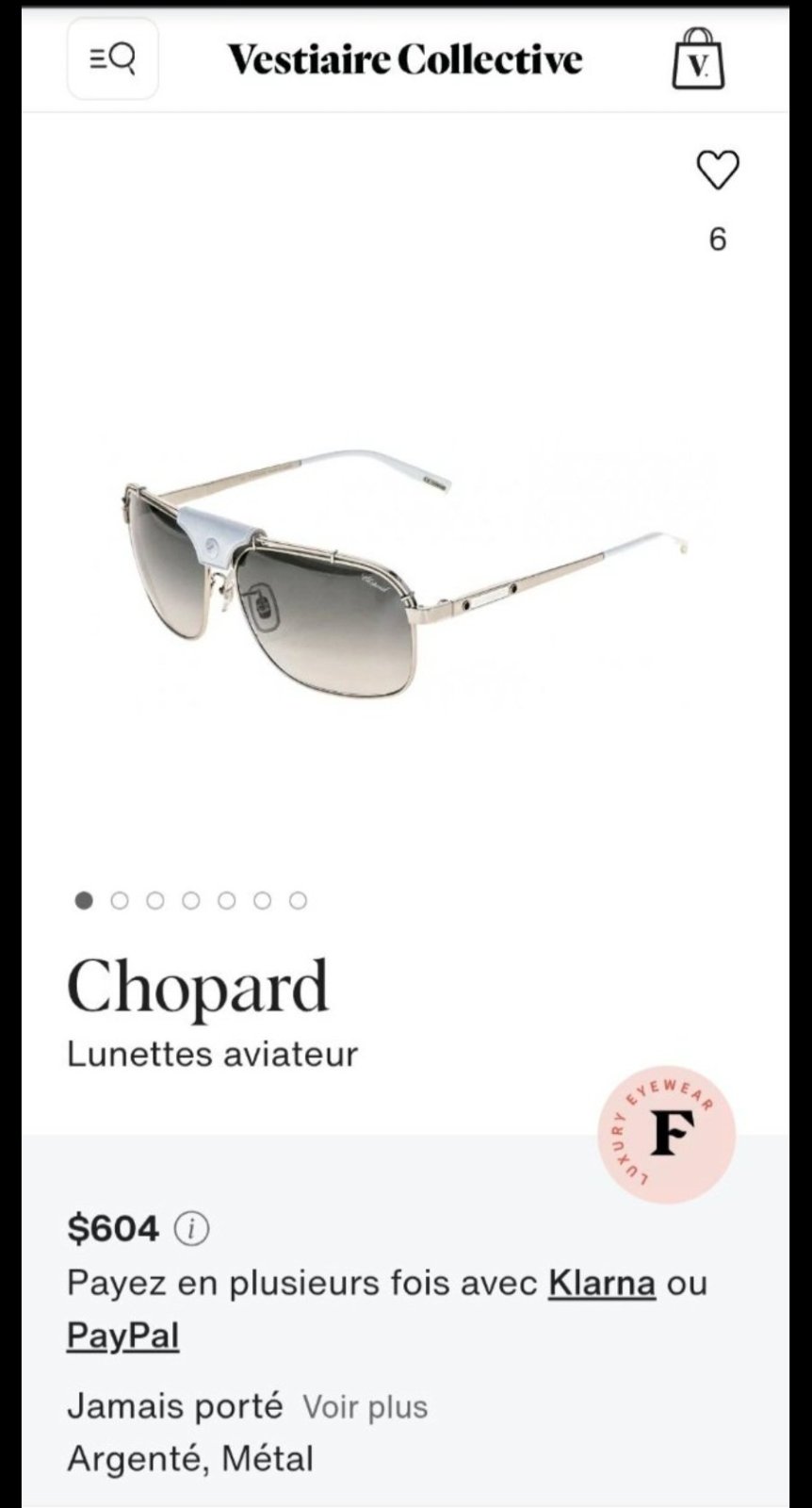 Lunettes de soleil chopard 