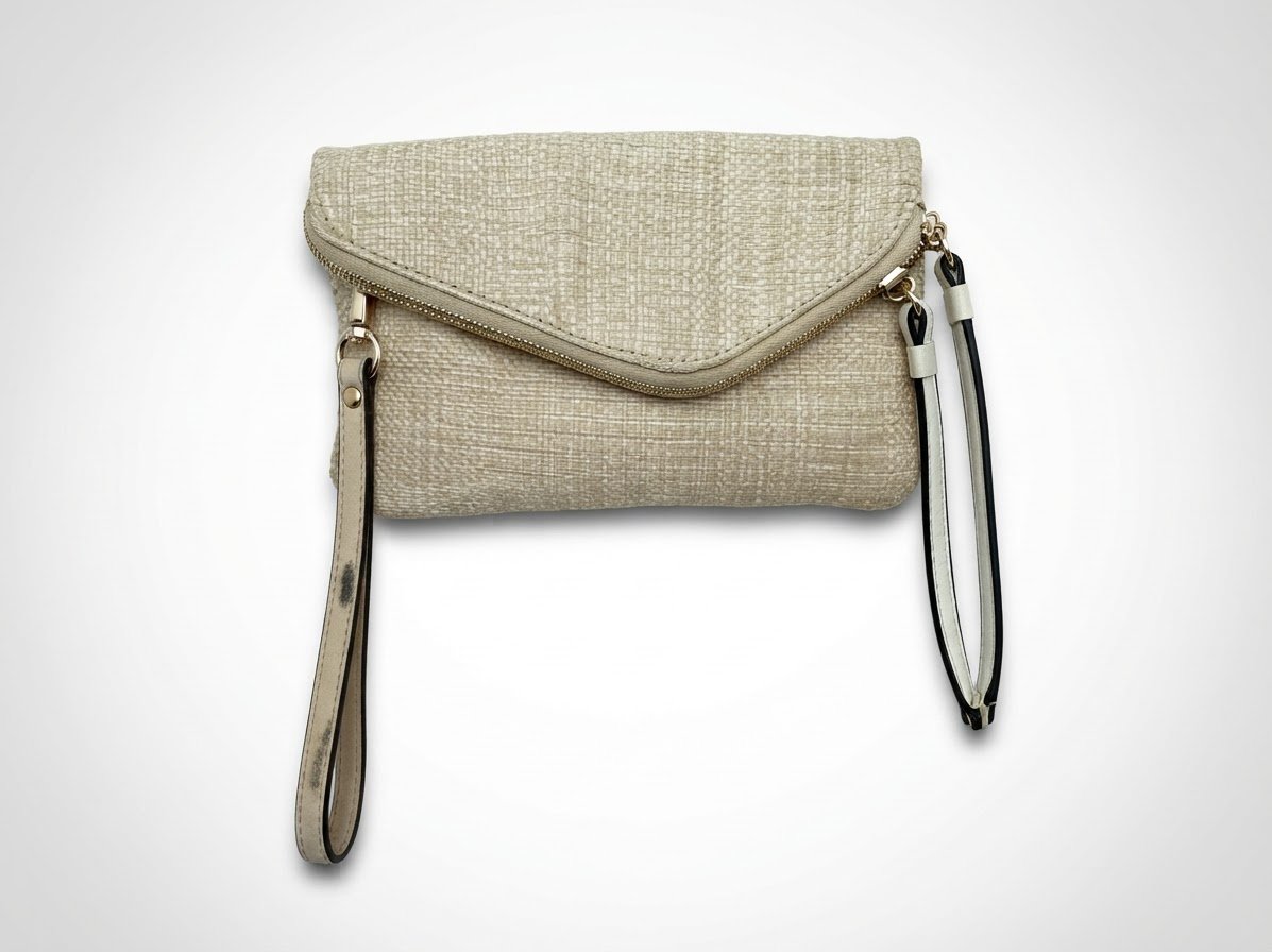 Pochette bandoulière beige