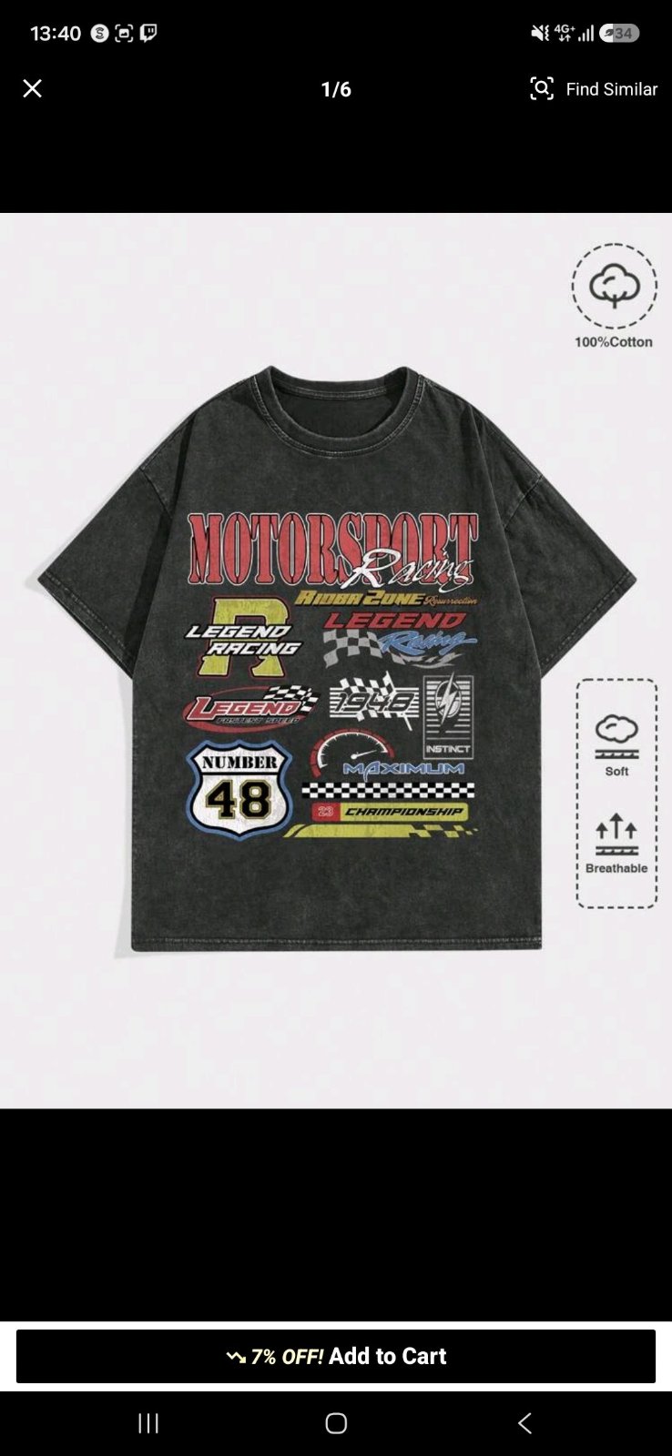 Racing t-shirt
