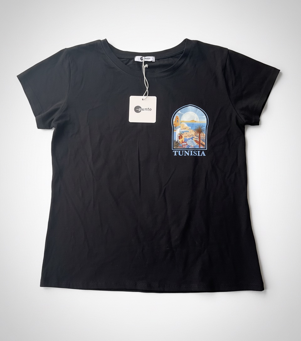 Tunisia black shirt 