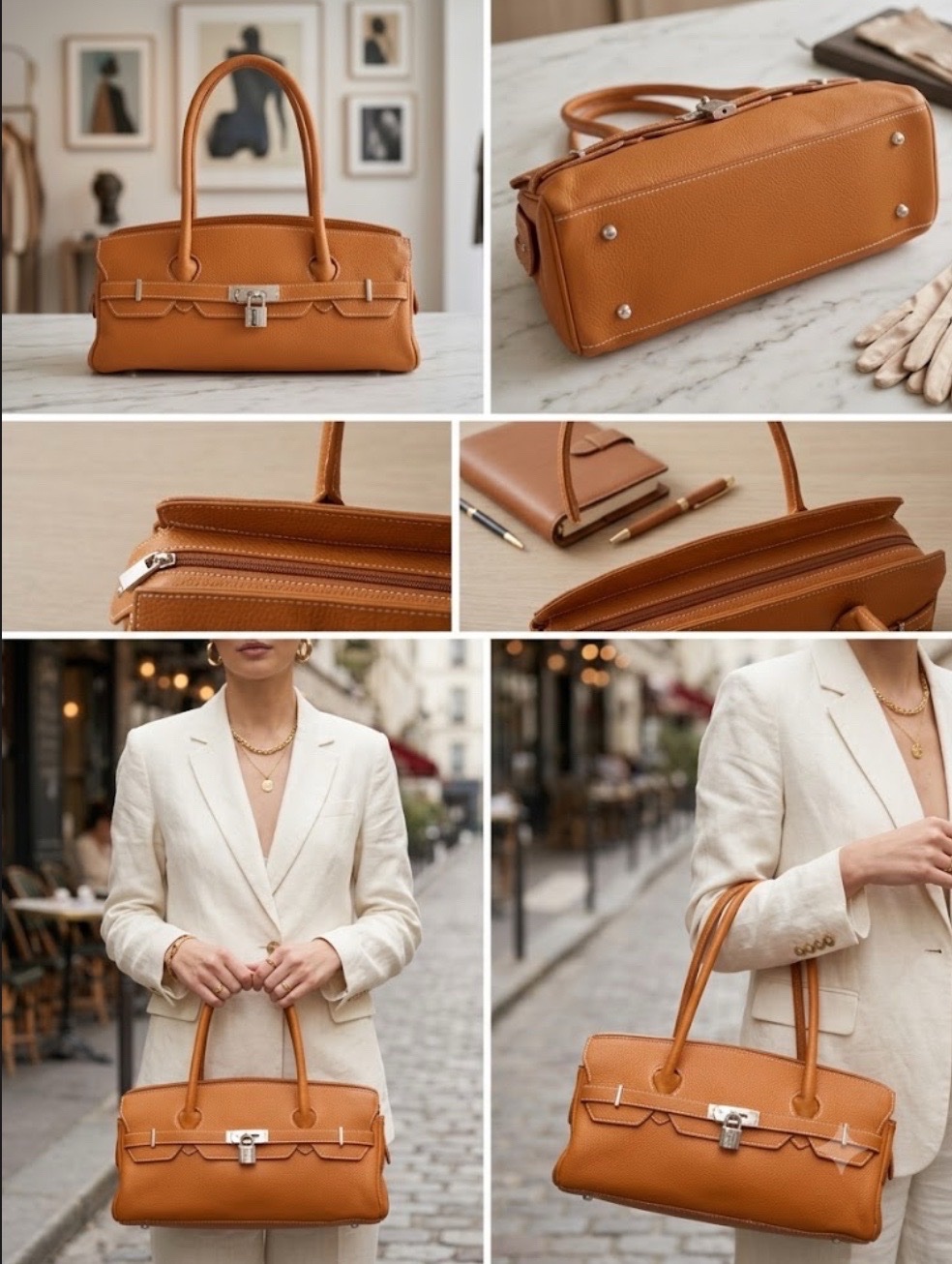 Sac orangé style Hermès Birkin✨✨✨