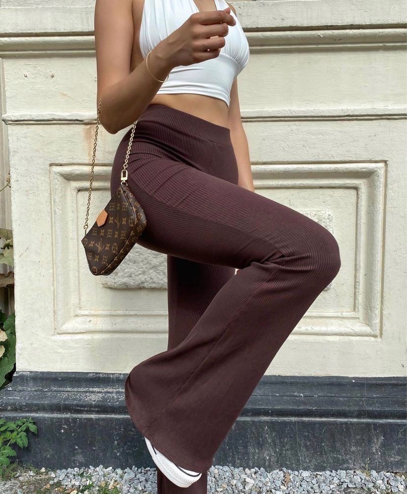 Brown Flared legging ZARA 