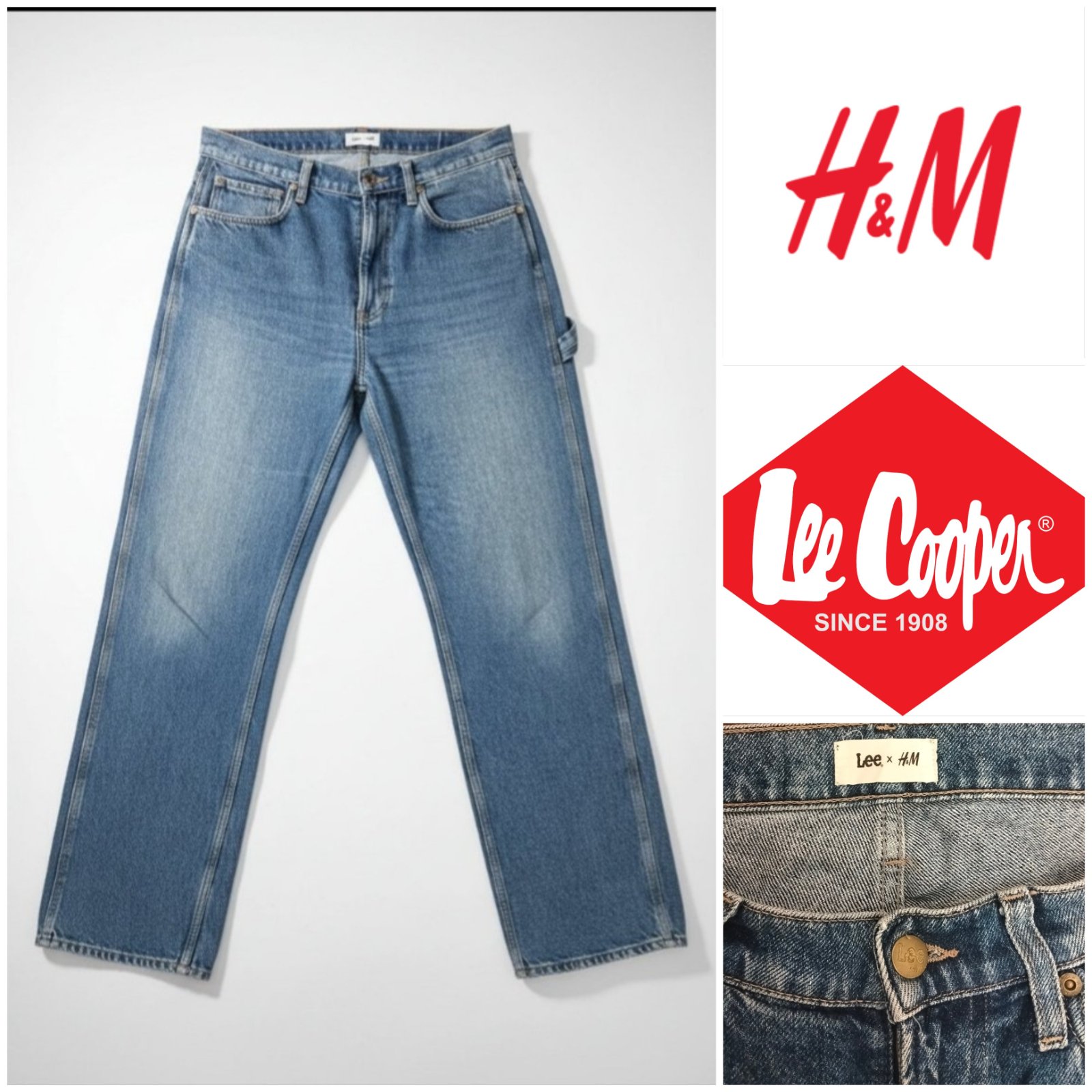 Jean femme de la collaboration entre Lee et H&M importer de 🇸🇦