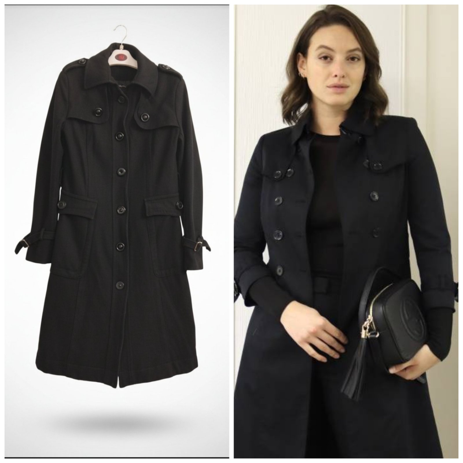Manteau femme noir 