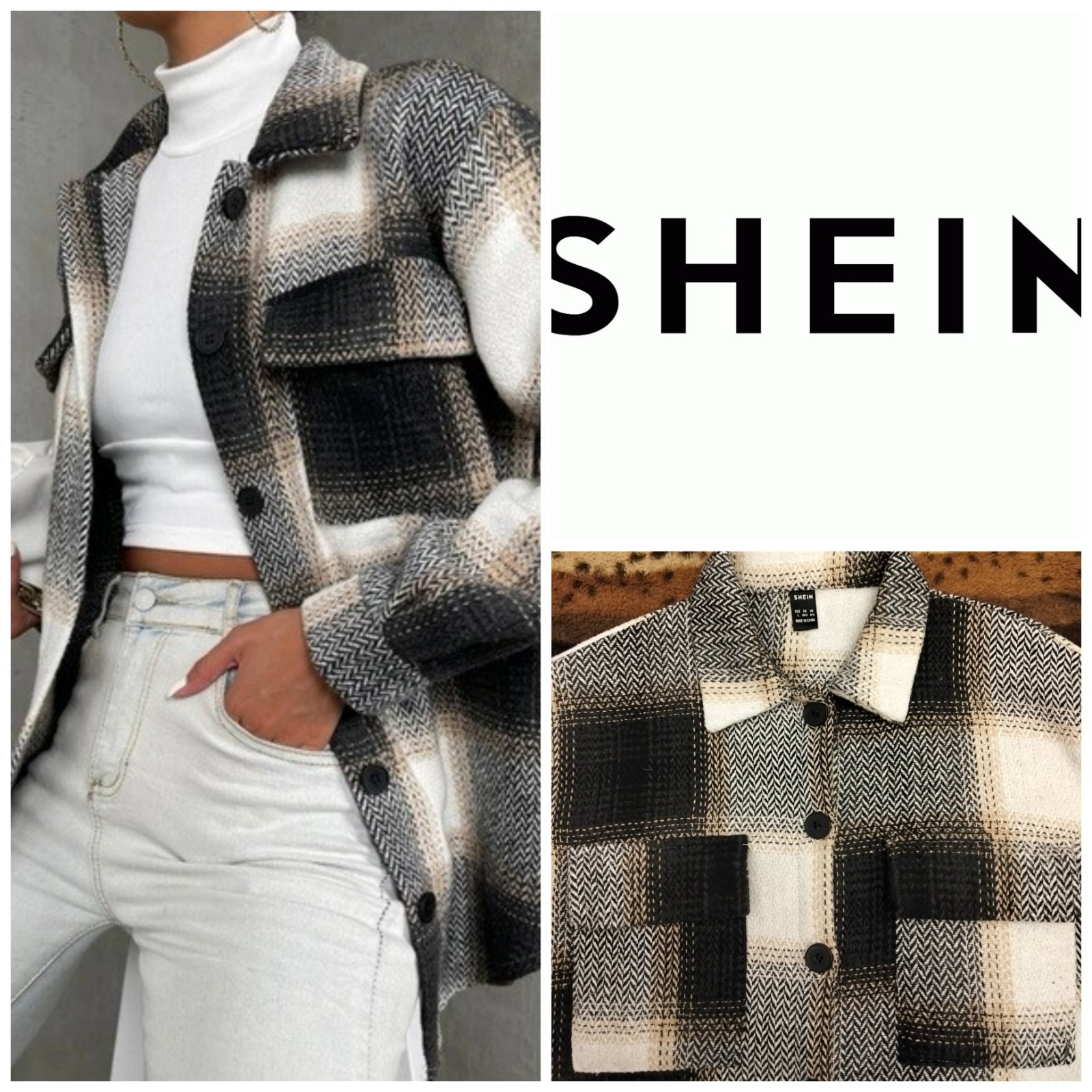 Sûr chemise à carreaux 