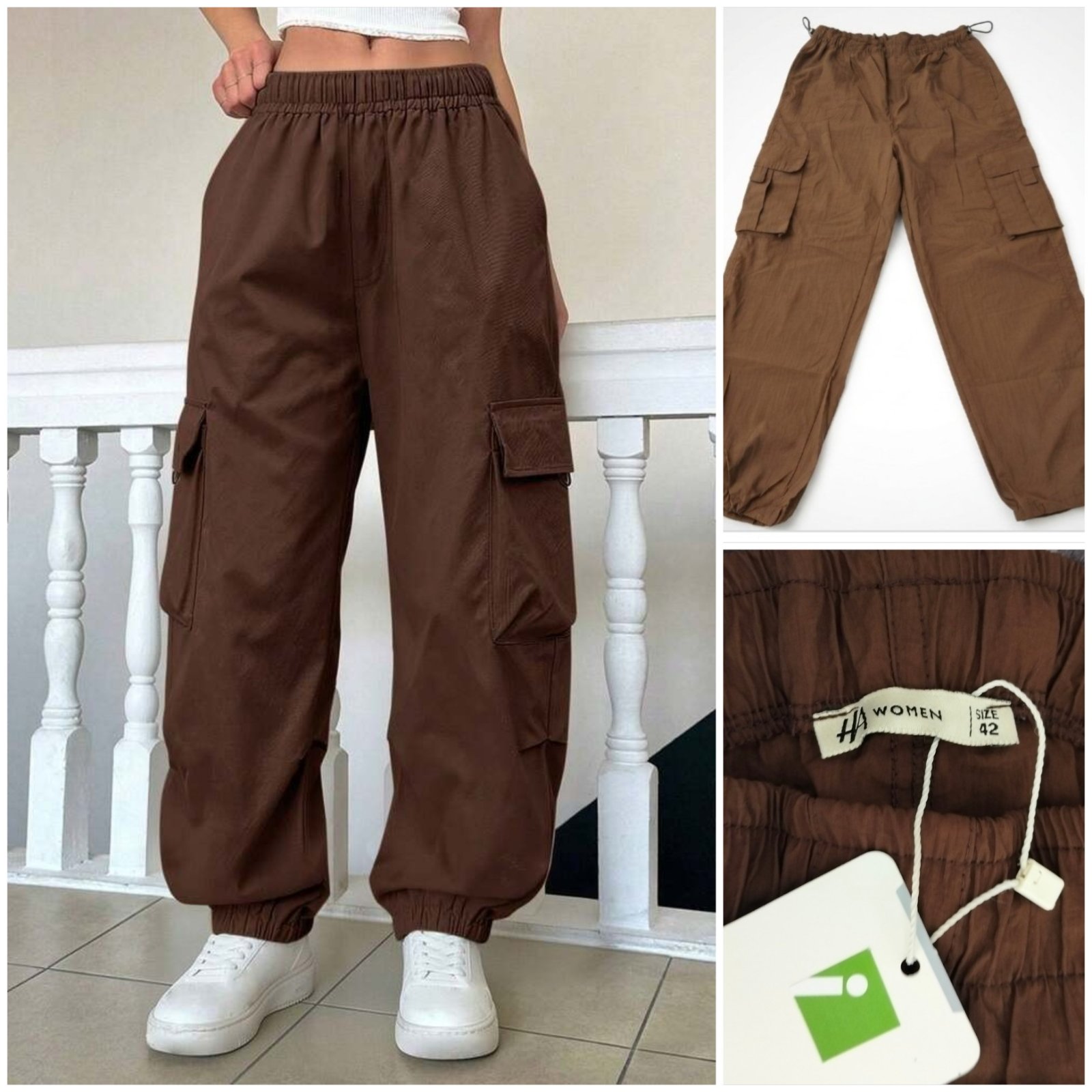 Pantalon cargo pour femme 