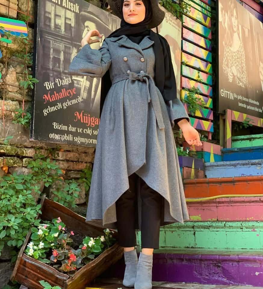 Manteau gris 