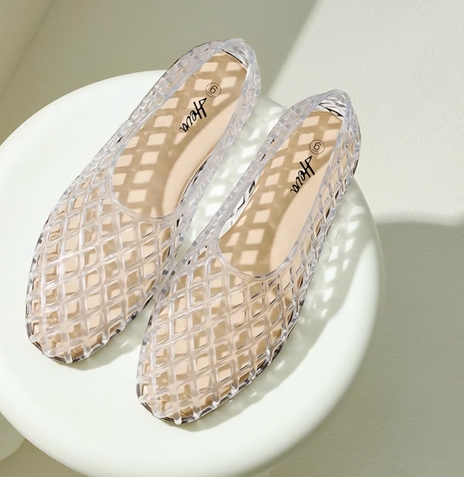 Ballerines transparent 