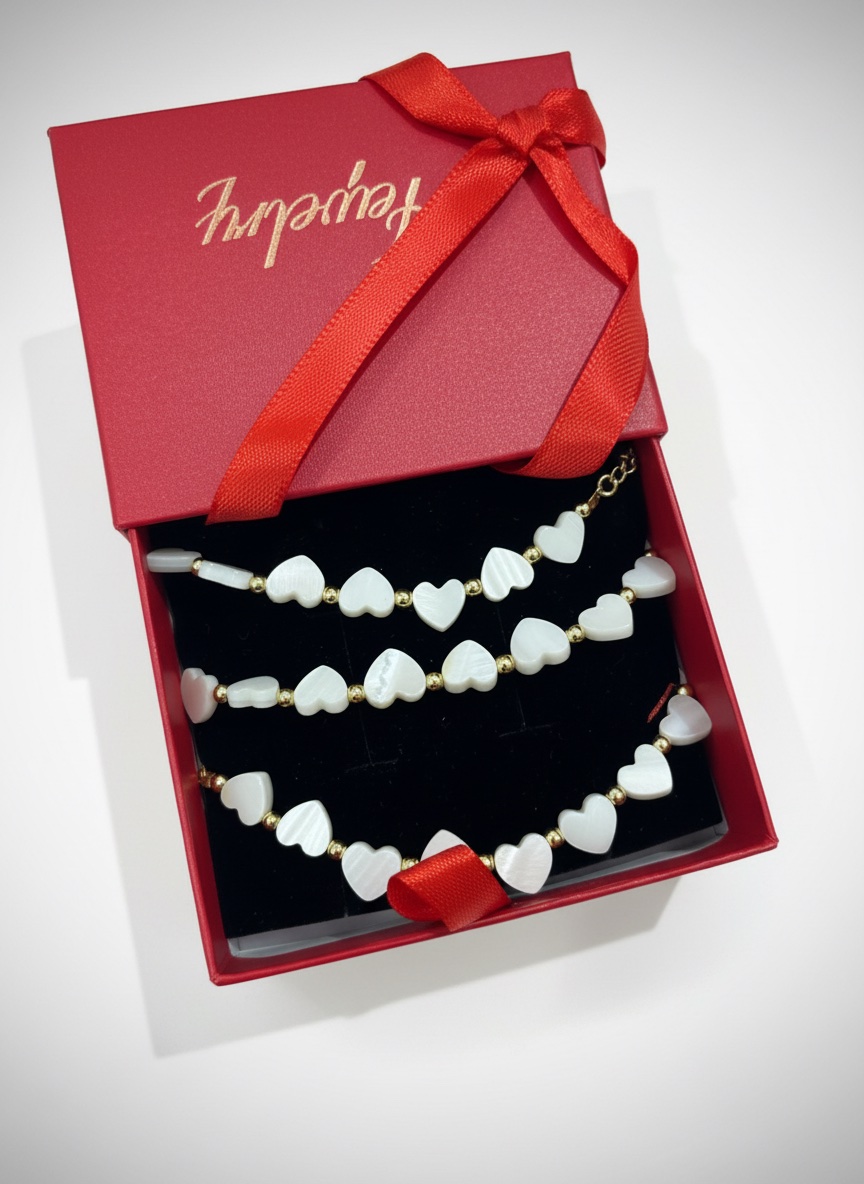 Collier / bracelet coeur