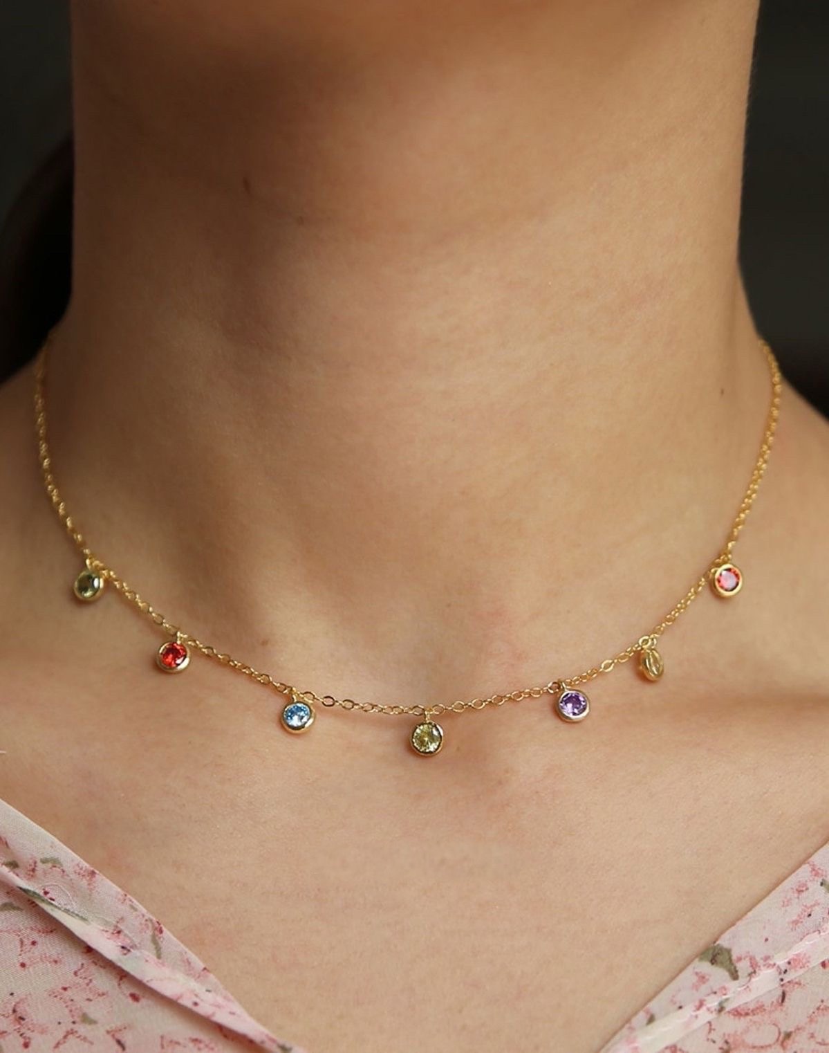 Collier multicolores