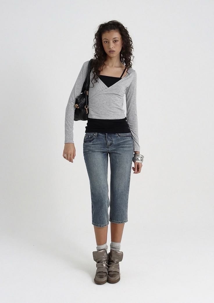 Jean capri pants S /34/36