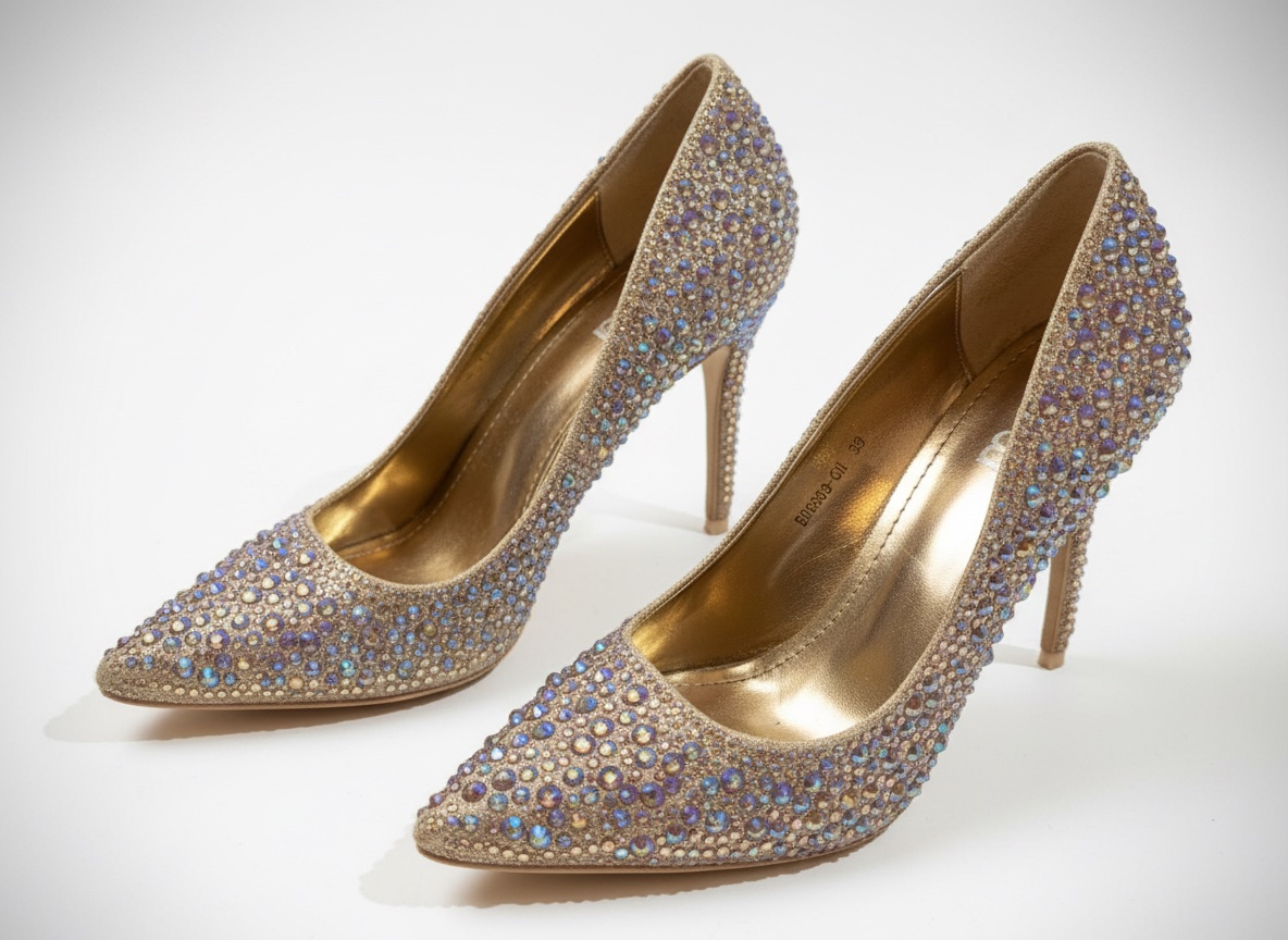 Talon de la marque Mood avec des strass changeant