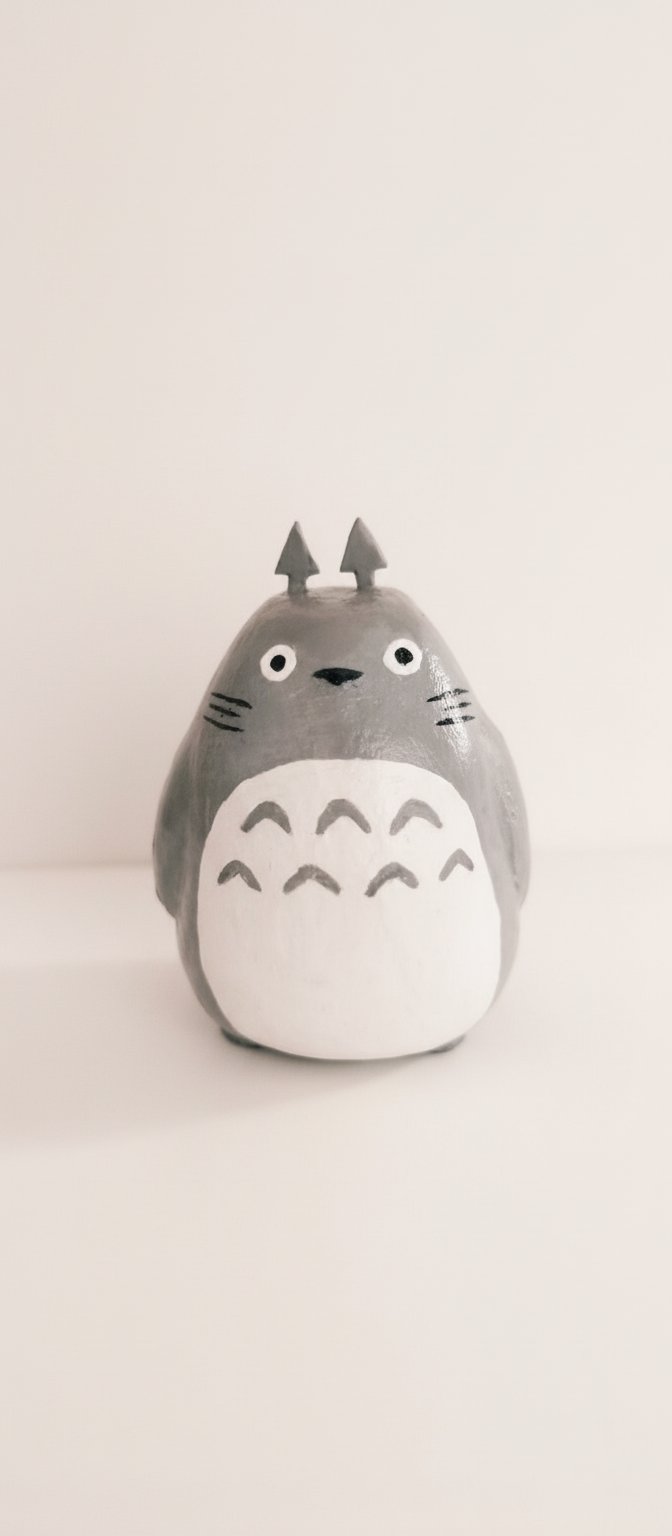 Handmade Cute Totoro Clay Figure