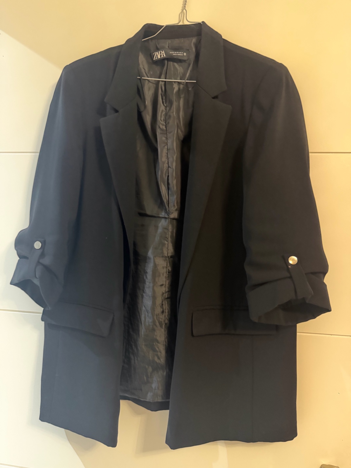 Veste noire zara