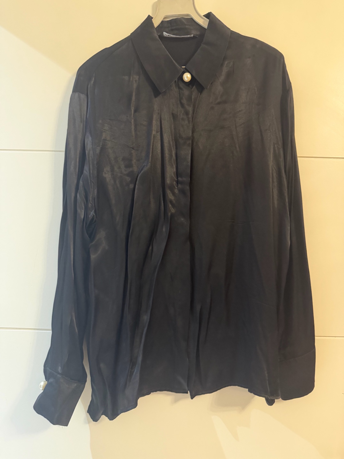 Chemise noire classe zara