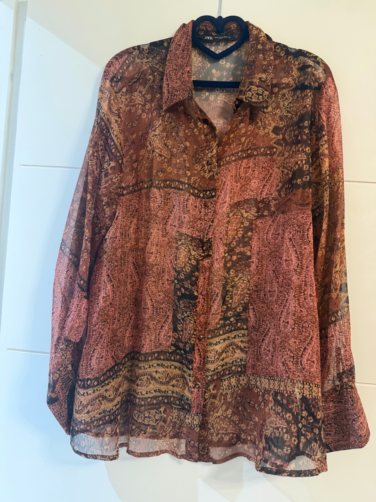 Chemise mousline zara