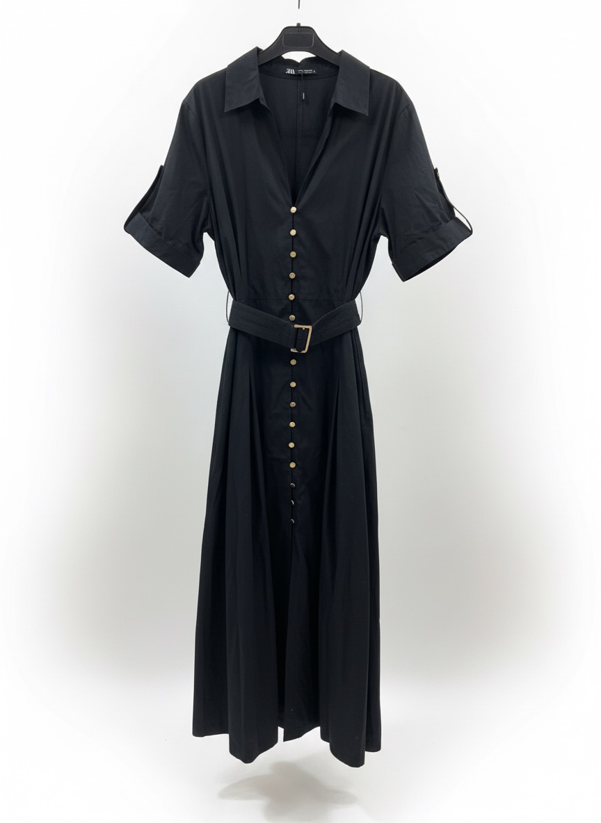 Robe noire zara
