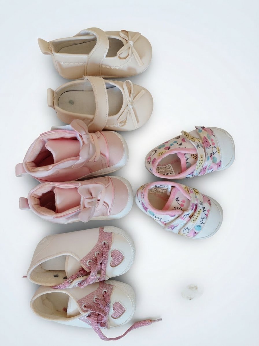 Lot des ballerines pour bébé fille