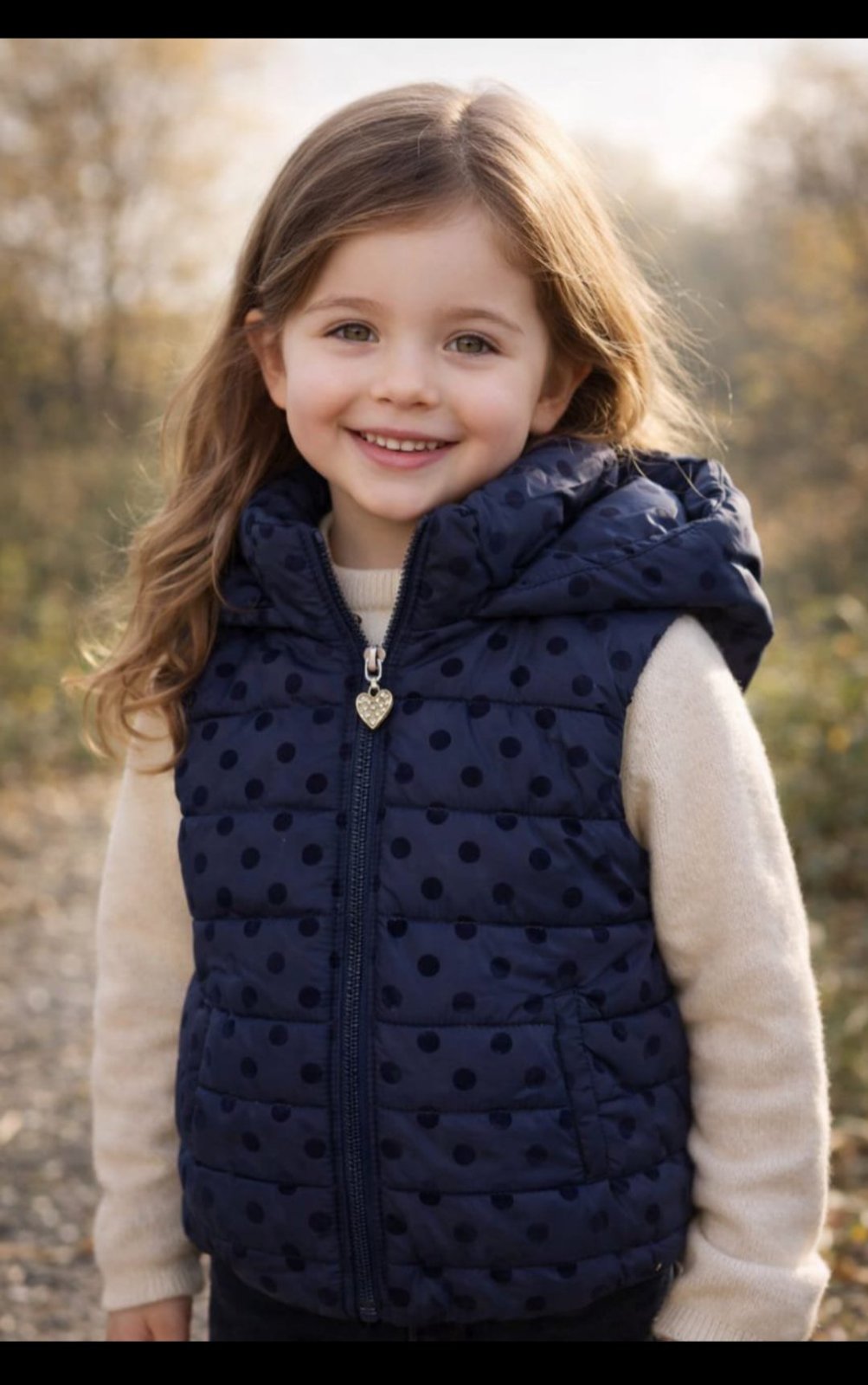 Bombers sans manche pour fille 