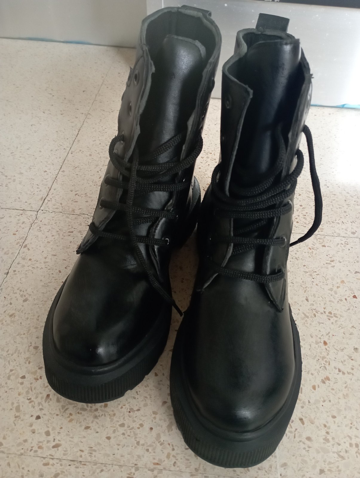 Bottes en noir 