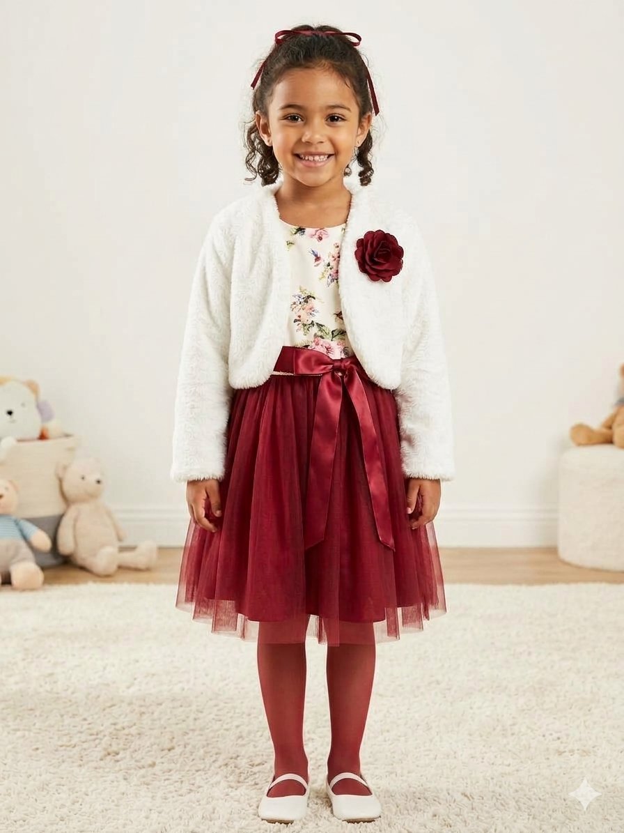 Robe d'hiver pour une petite fille 