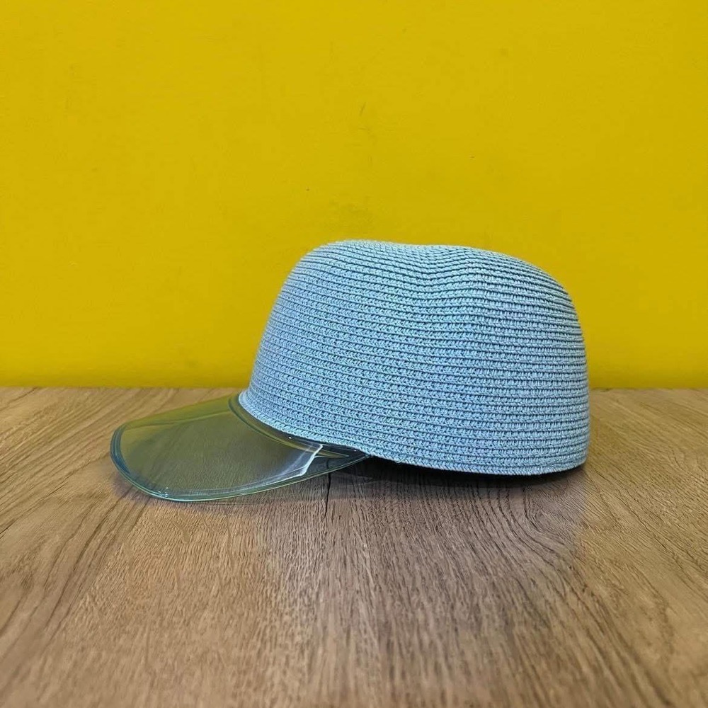 Lipodo Casquette Transparent Visor Femme - d'été de Soleil fermé à l'arrière, avec visière Printemps-été