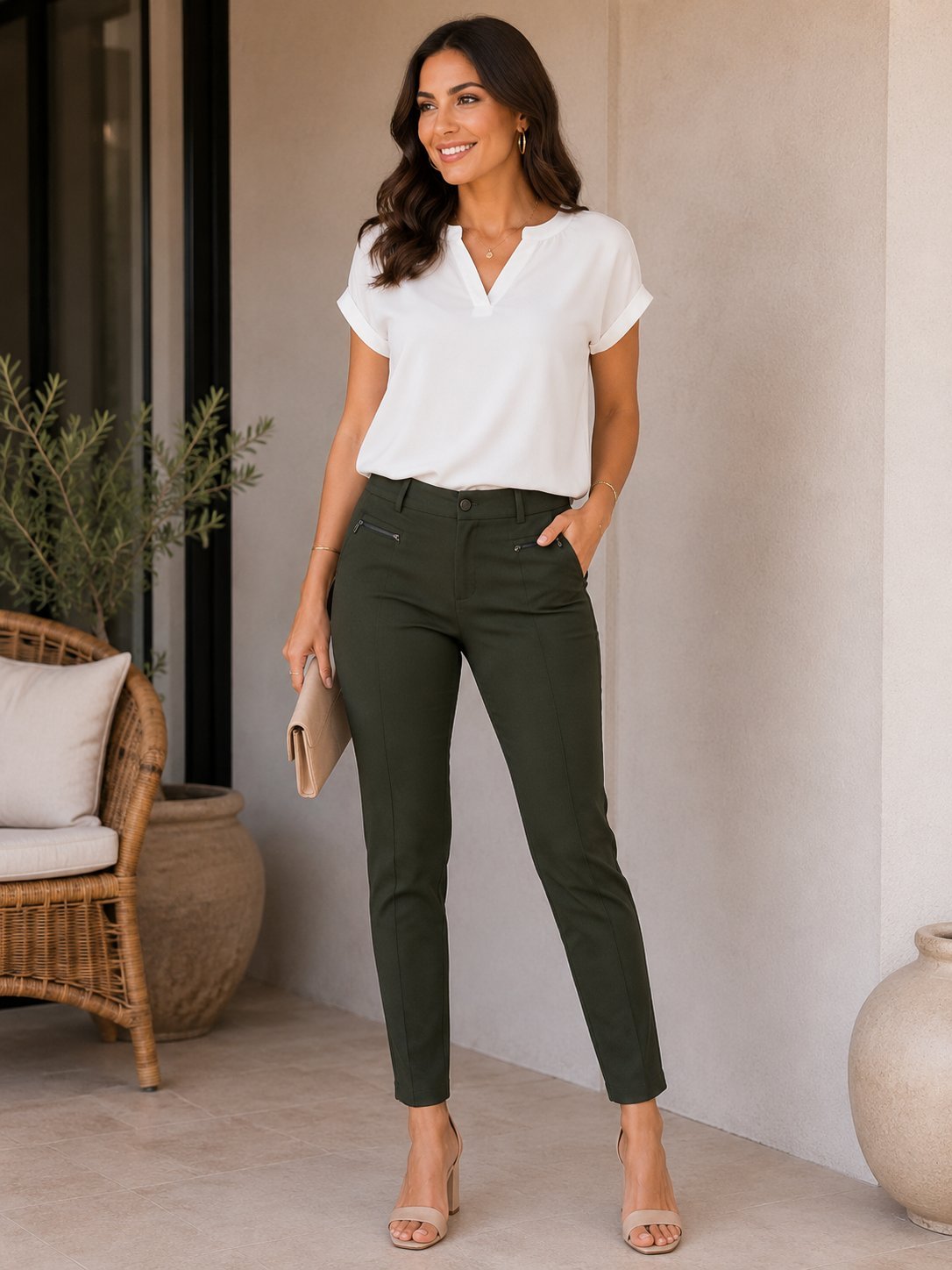 Pantallon vert militaire 💚👖