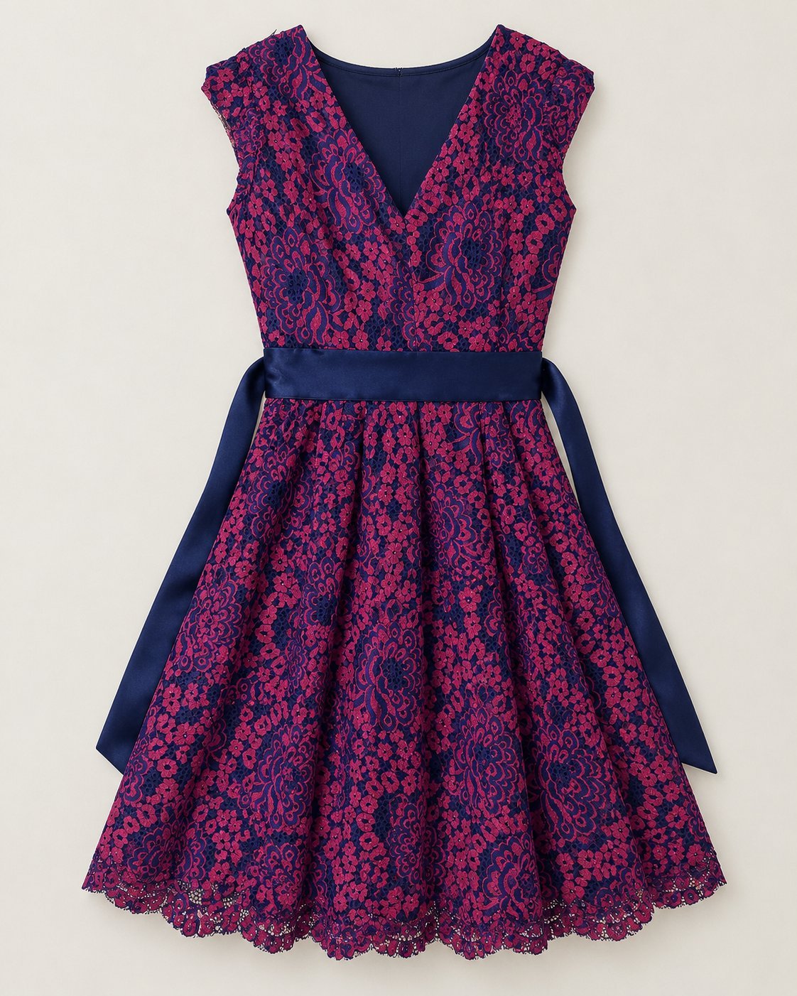 Jolie robe courte rose et bleu marine💙💓