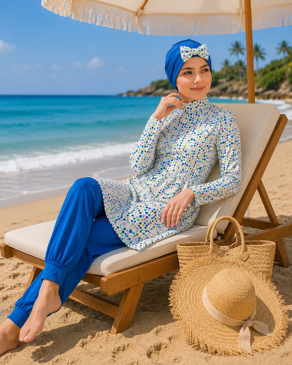 Burkini voilée 