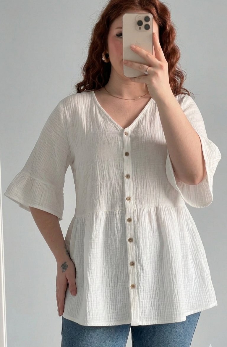 Chemise d'été grande taille 