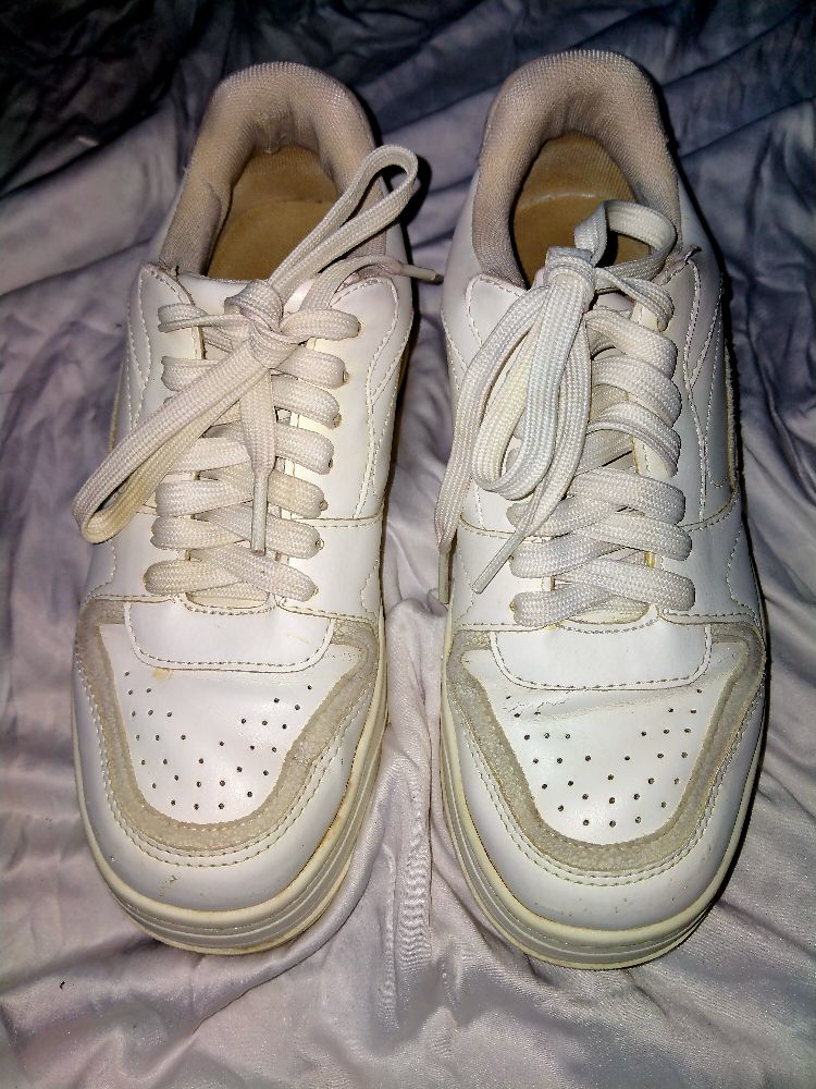 Basket blanche femme