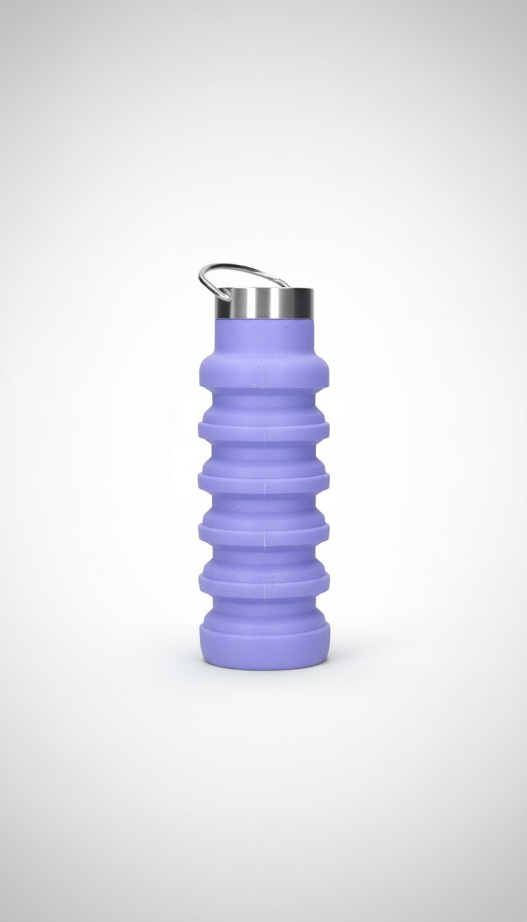 Bouteille silicone violet