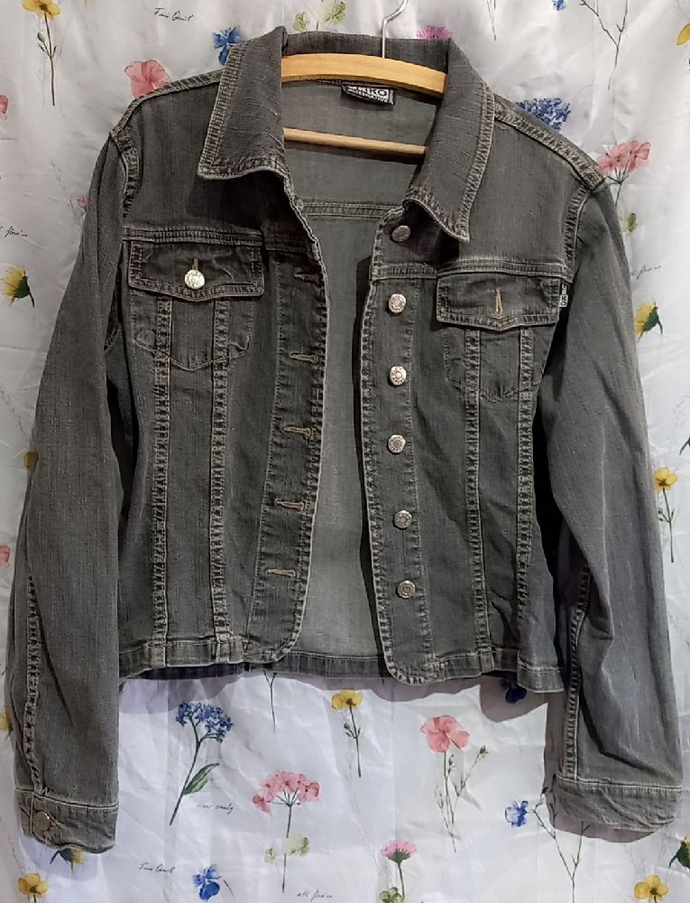 Veste jeans gris 